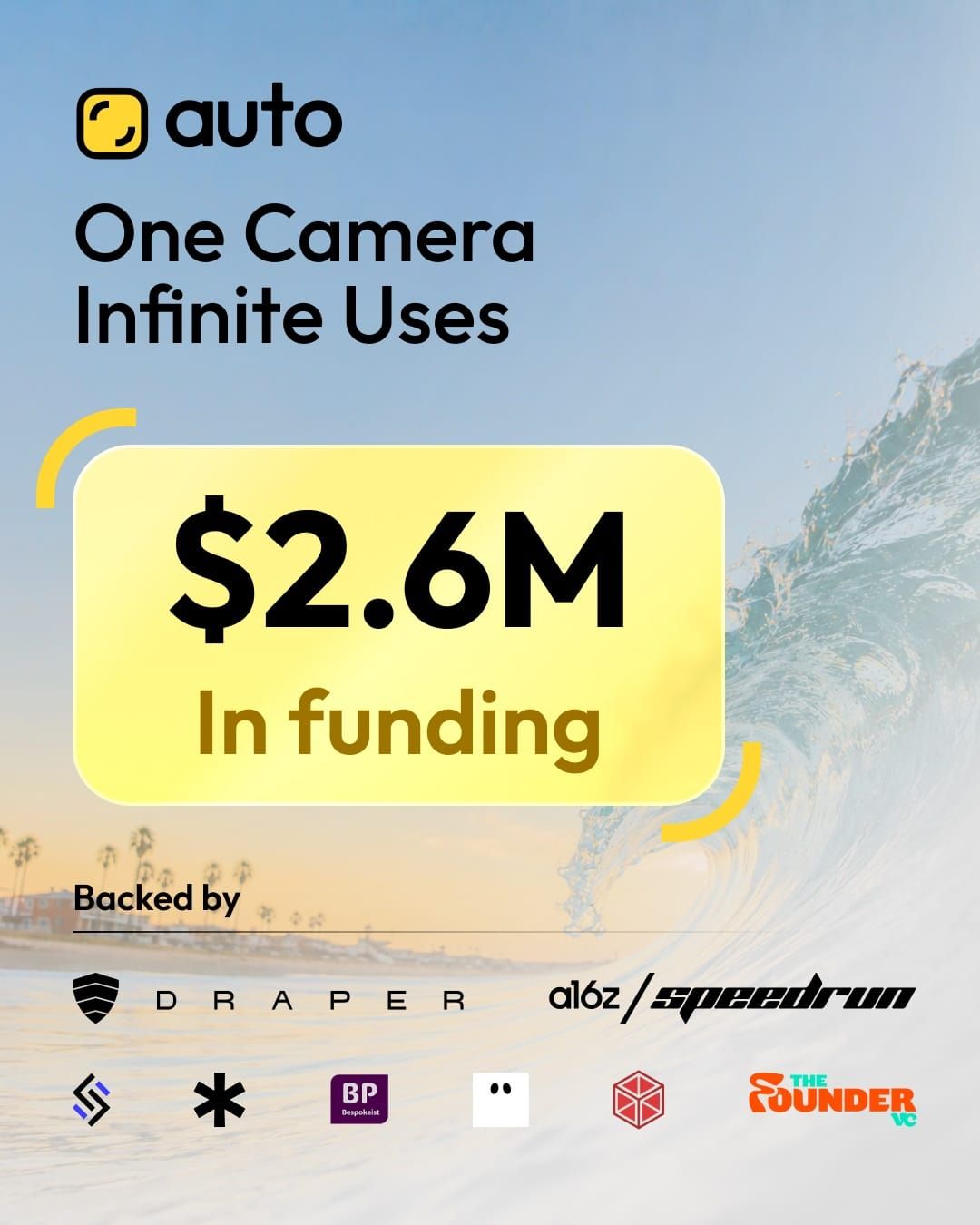Auto raises $2.6M to bring personal software to your mobile camera