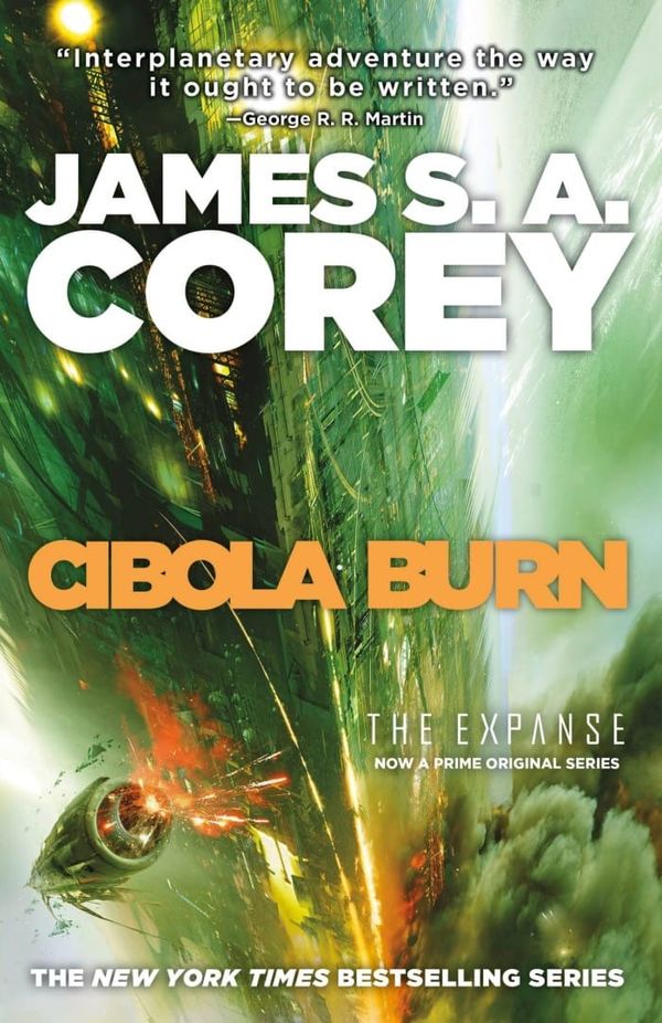 The cover of Cibola Burns, the fourth book in The Expanse series, by James S.A. Corey
