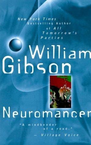 The cover of William Gibson's novel Neuromancer