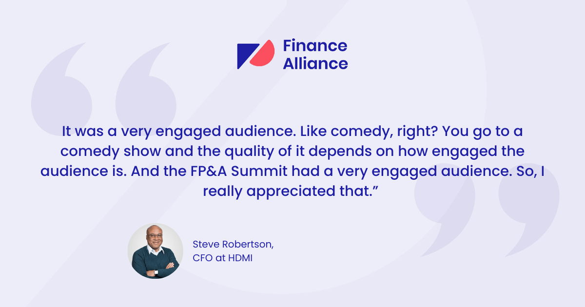 Steve Robertson testimonial - FP&A Summit