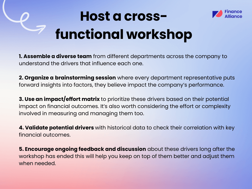 Driver-based planning and forecasting tips