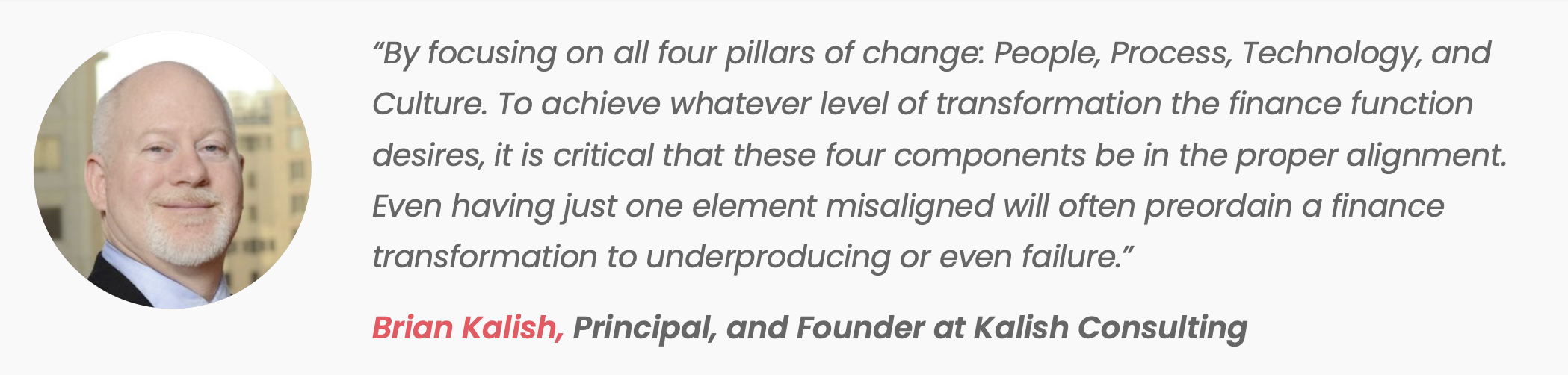 Brian Kalish - advice for CFOs
