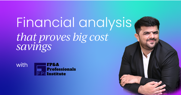 Example of financial analysis that shows  significant cost savings (interview question)