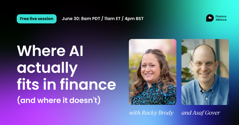 Where AI actually fits in finance  (and where it doesn't)