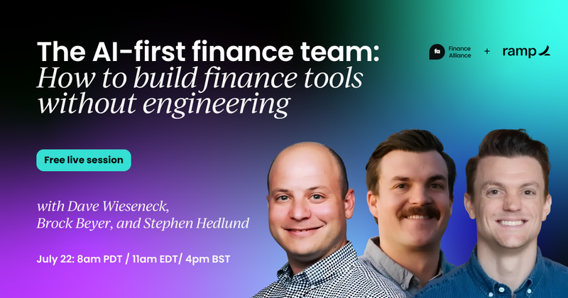 The AI-first finance team:  How to build finance tools without engineering
