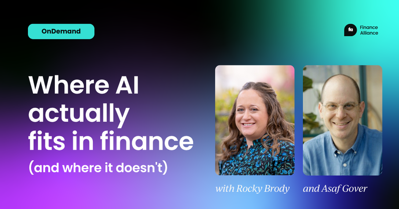 Where AI actually fits in finance  (and where it doesn't)