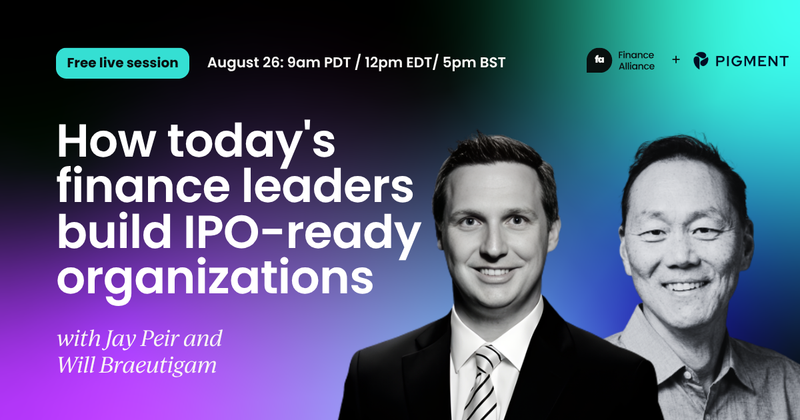 How today's finance leaders build IPO-ready organizations