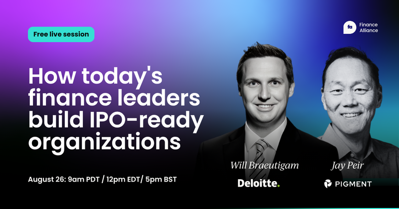 How today's finance leaders build IPO-ready organizations