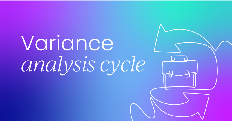 The variance analysis cycle:  Steps, formulas & tips