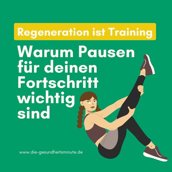 Regeneration ist Training: Warum Pausen für deinen Fortschritt wichtig sind