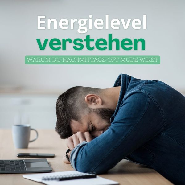 Energielevel im Tagesverlauf: Warum du nachmittags oft müde wirst