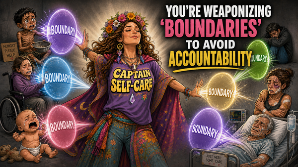 You’re Weaponizing “Boundaries” To Avoid Accountability