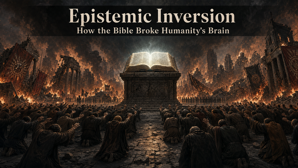 Epistemic Inversion: How the Bible Broke Humanity's Brain