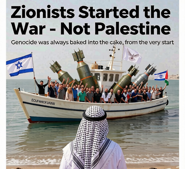 Zionists Started the War - Not Palestine