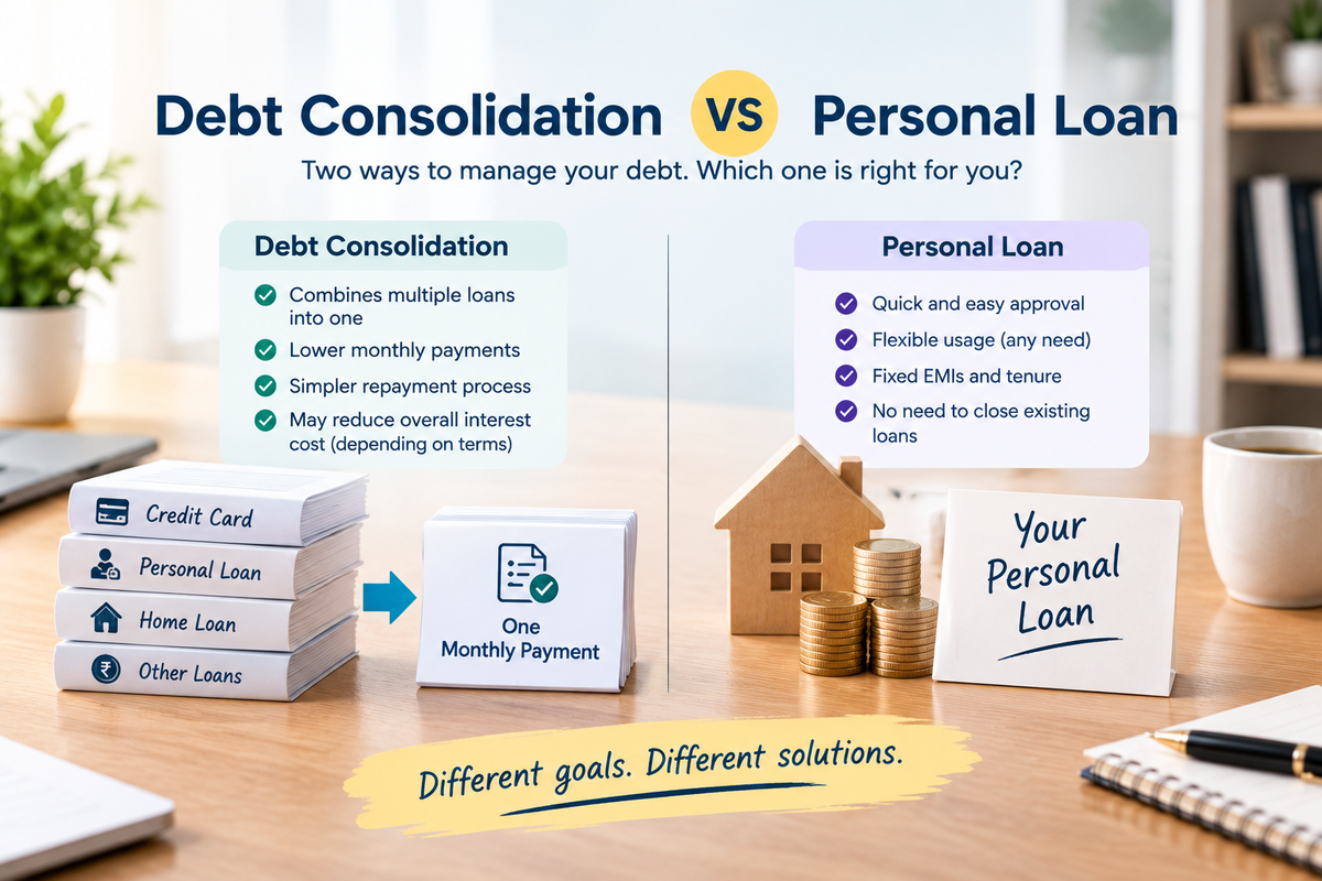 debt consolidation vs personal loan: which is better for managing debt?