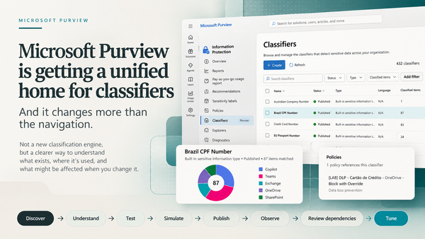 Microsoft Purview is getting a unified home for classifiers and it changes more than the navigation