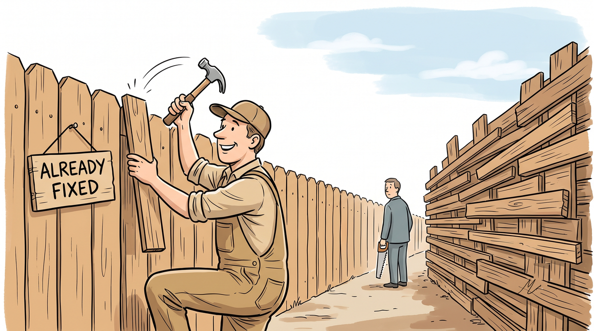 The Fence Nobody Removes