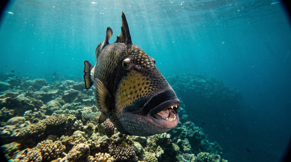 The Reef Fish That Chases Divers — And the Escape Mistake Almost Everyone Makes