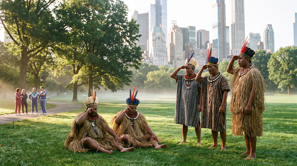 What If a Wild Tribe Woke Up in the Middle of New York City?