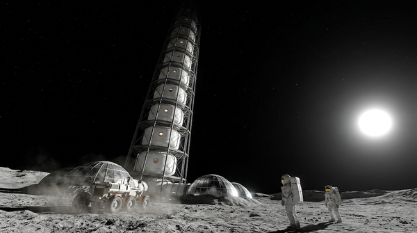 What If We Built A Mile-High Tower On The Moon?