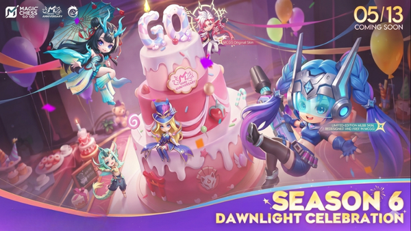 Magic Chess Go Go Season 6 Dawnlight Celebration Launches May 13