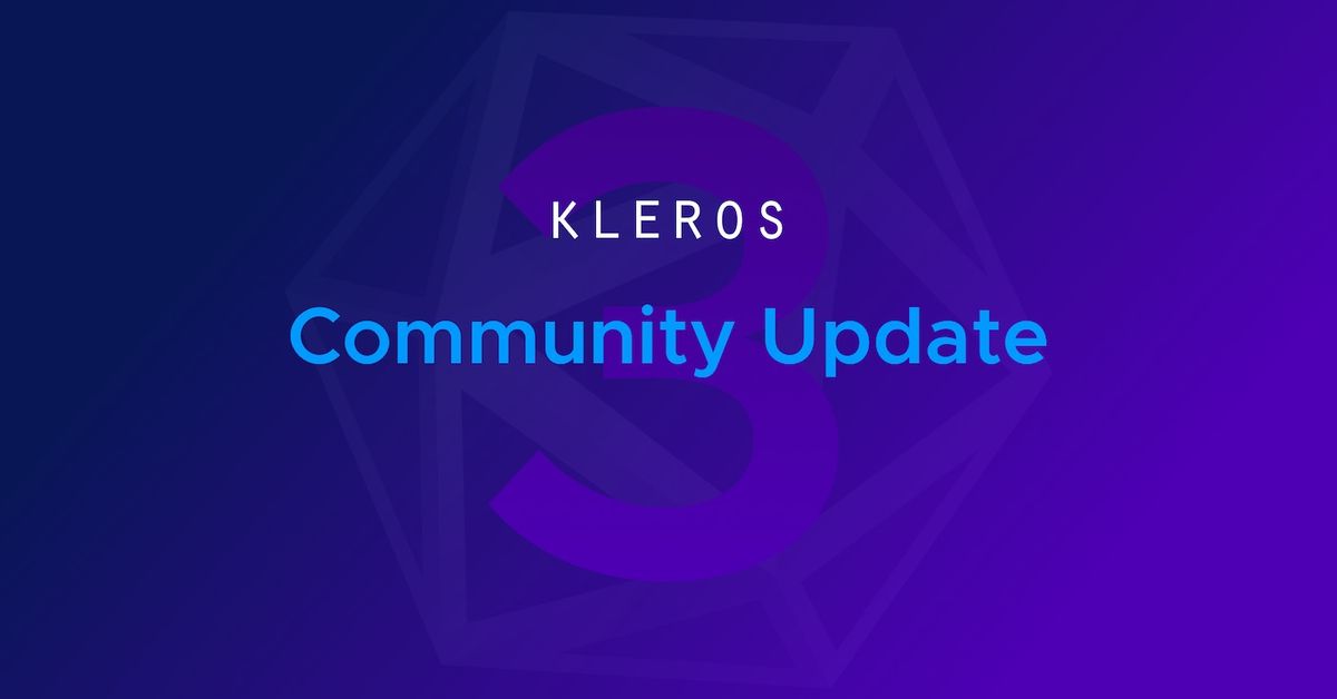 Dapps. Development. Design. Research. Kleros Community Update #3