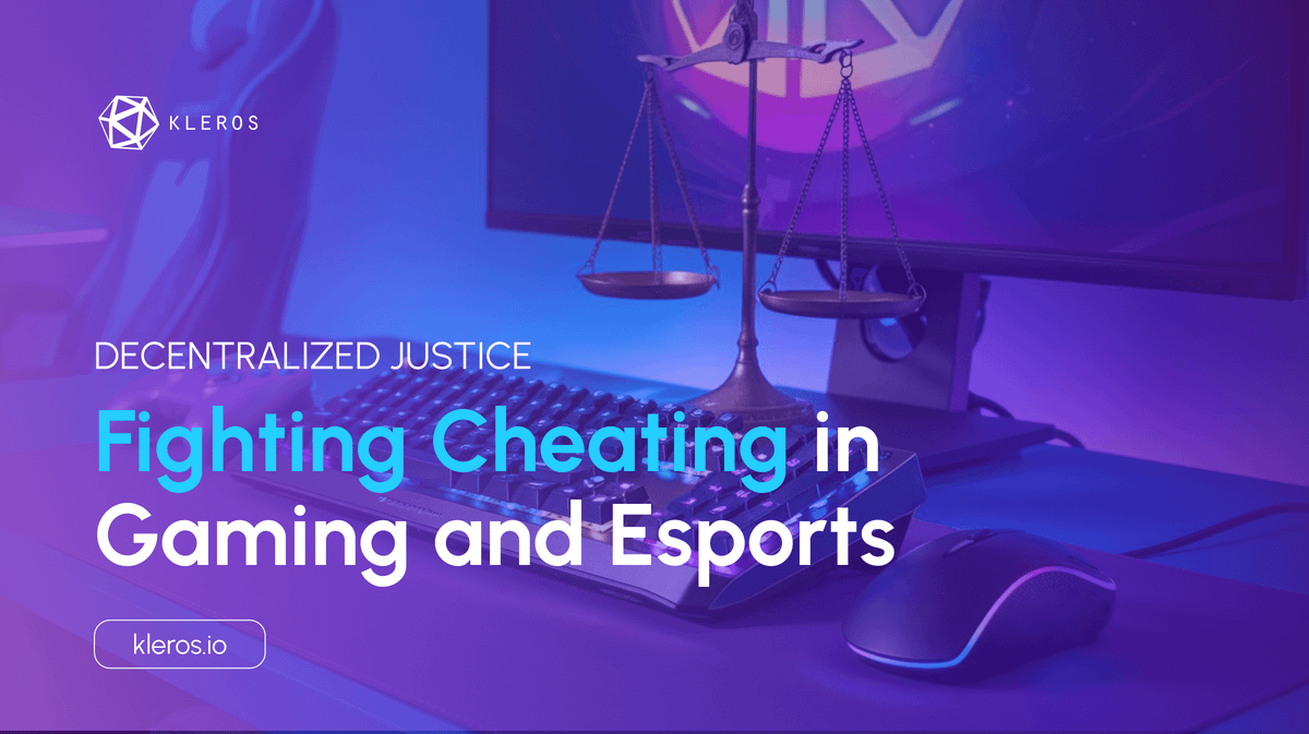 Decentralized Justice: Fighting Cheating in Gaming and Esports