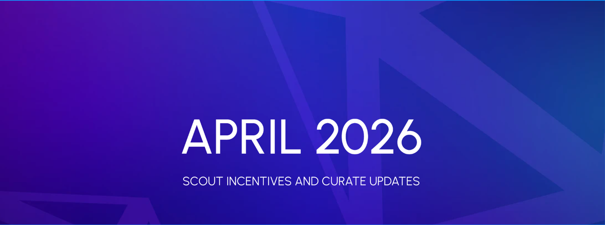 April 2026: Scout Incentives Update, Token Registry new policy & UI Upgrades