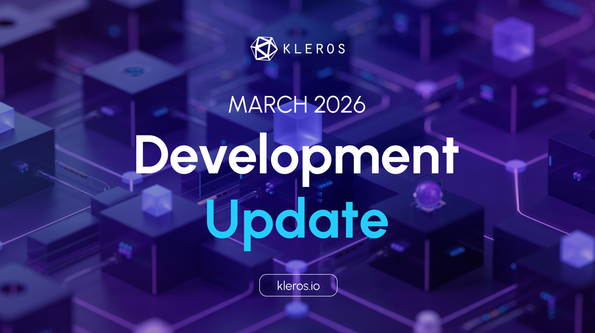 Kleros Development Update March 2026