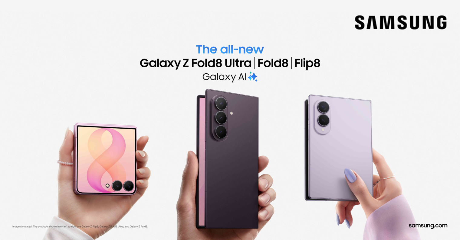 Samsung Galaxy Z Series 2026: Galaxy Z Flip8, Fold8 & Fold8 Ultra