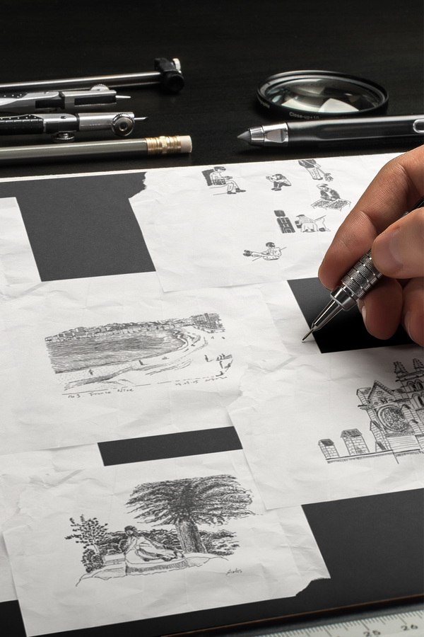 Epilogue. Drifting to Drafting - Pen Artist Ha-jung Lee Series