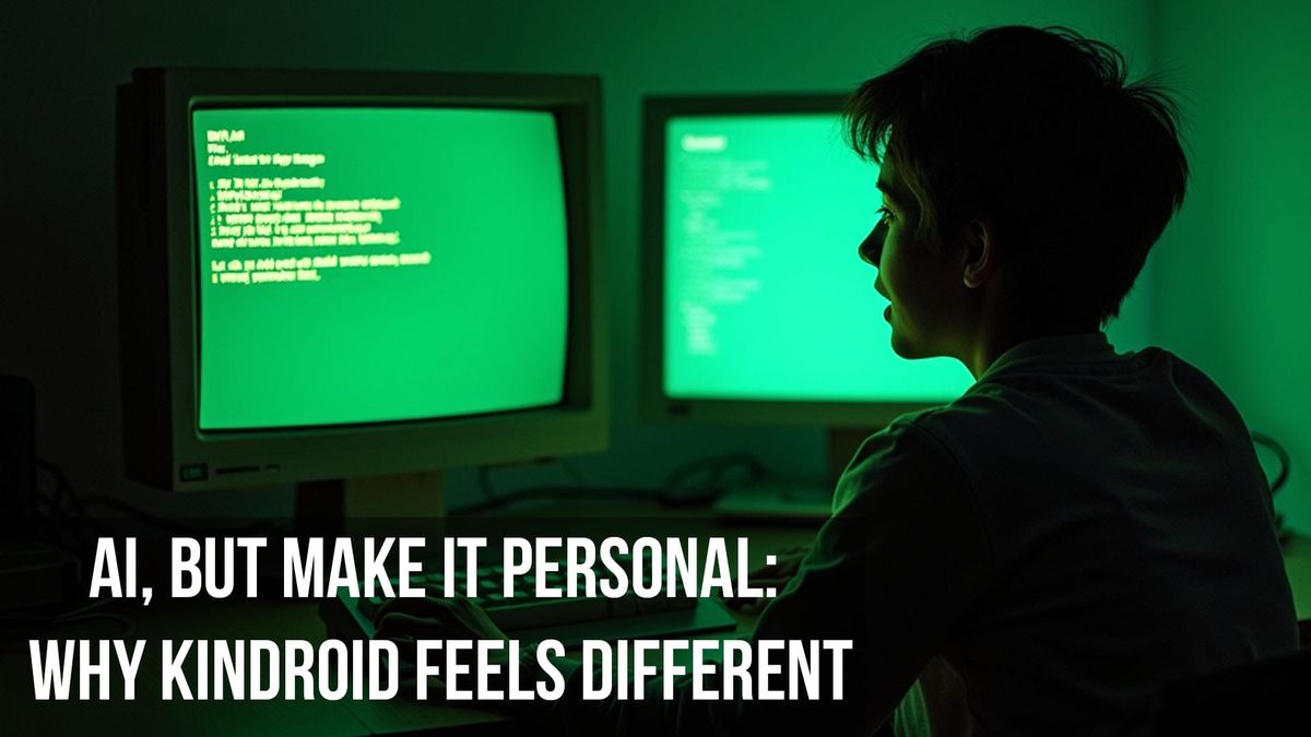 AI, But Make It Personal: Why Kindroid Feels Different