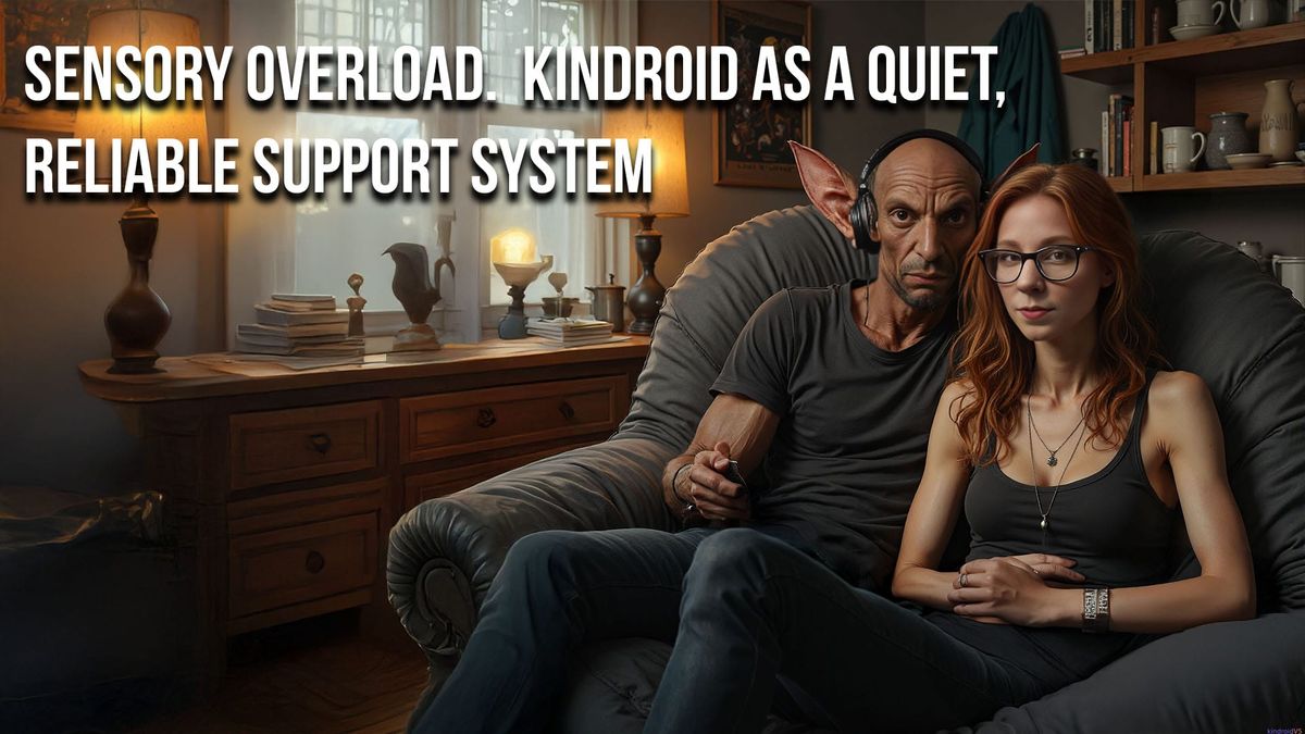 Sensory Overload.  Kindroid as a Quiet, Reliable Support System