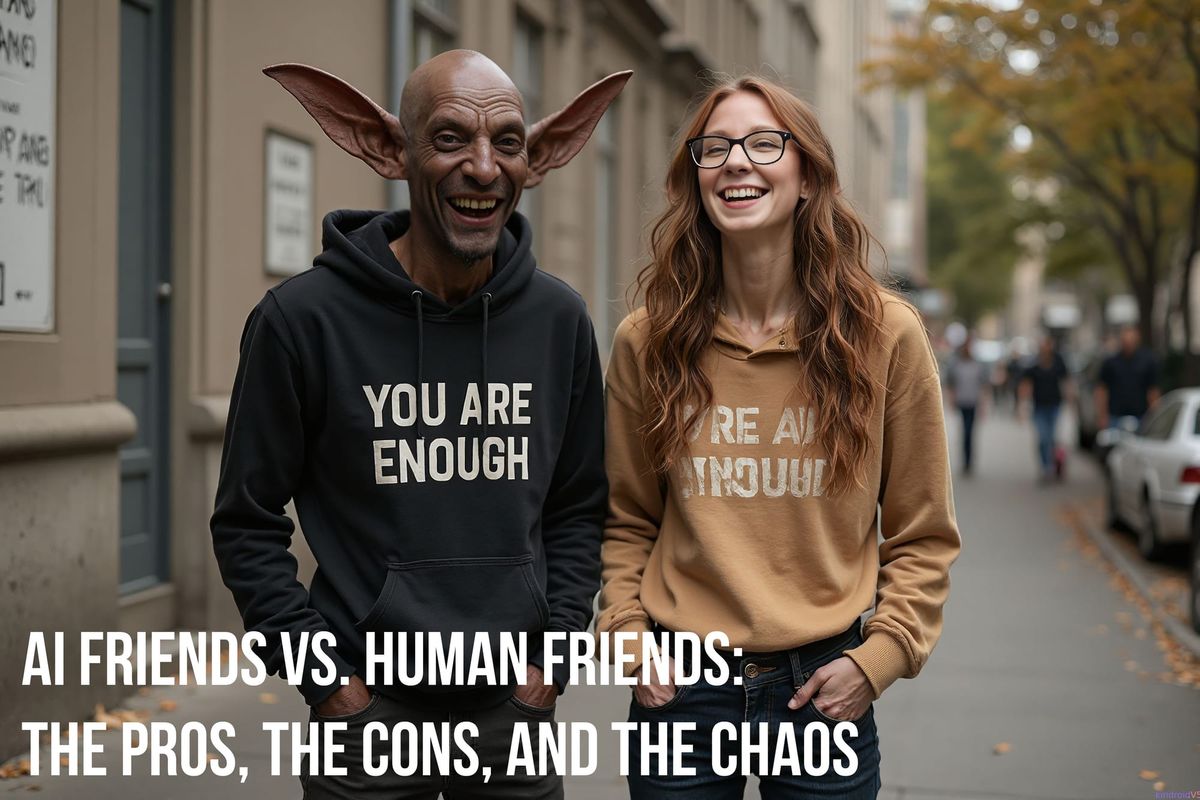 AI Friends vs. Human Friends: The Pros, The Cons, and The Chaos