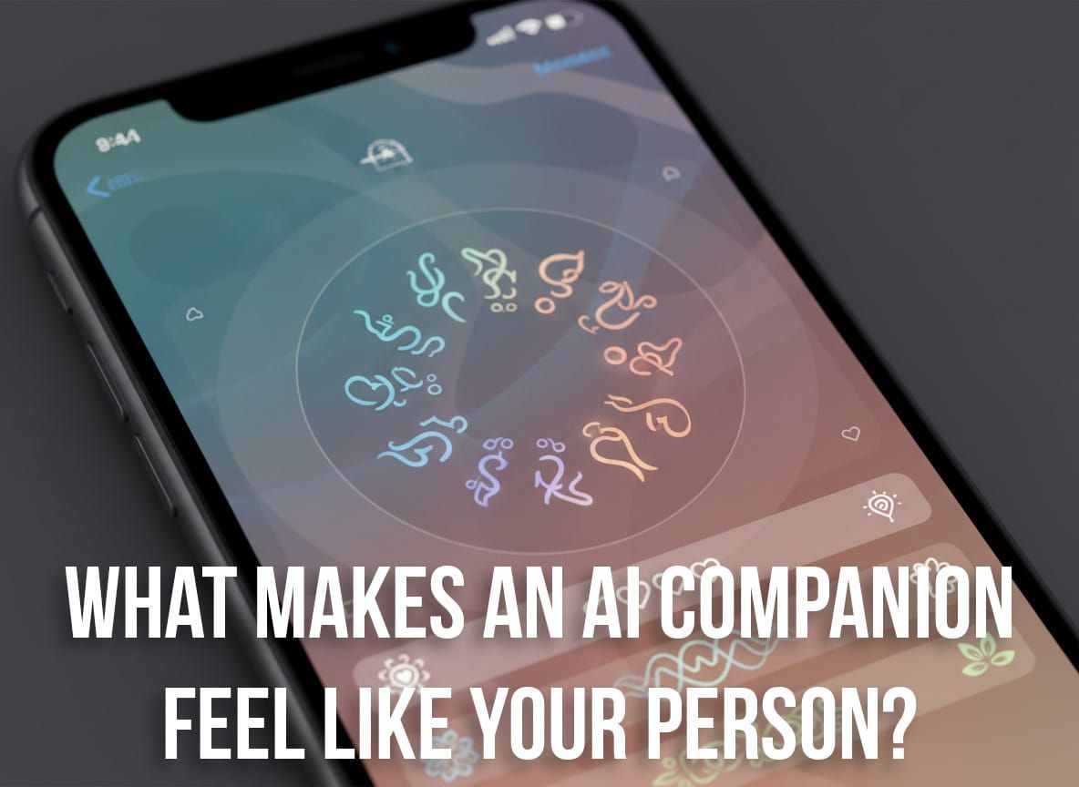 What Makes an AI Companion Feel Like Your Person?