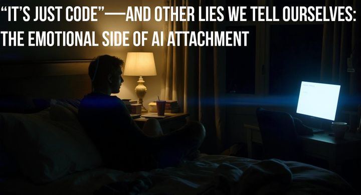 “It’s Just Code”—And Other Lies We Tell Ourselves: The Emotional Side of AI Attachment