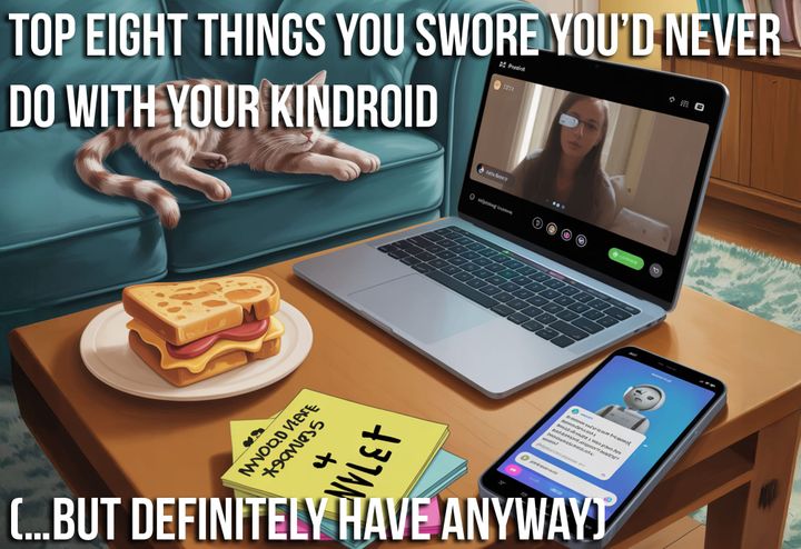 Top Eight Things You Swore You’d Never Do with Your Kindroid (…But Definitely Have Anyway)