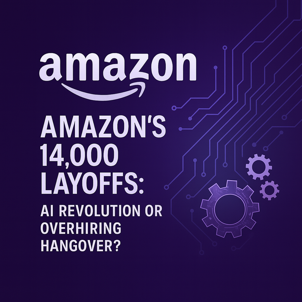 Amazon’s 14,000 Layoffs: AI Revolution or Overhiring Hangover?