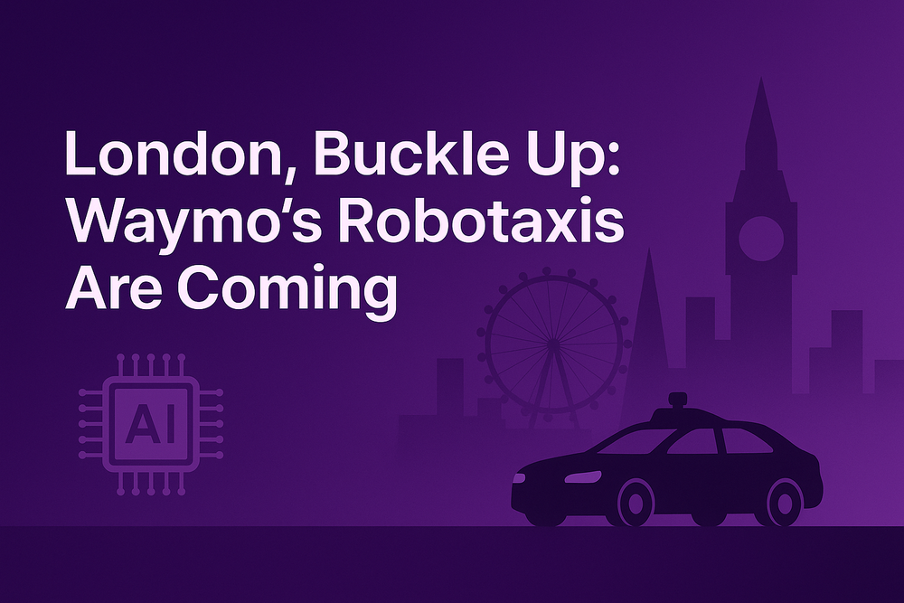 London, buckle up: Waymo’s robotaxis are coming