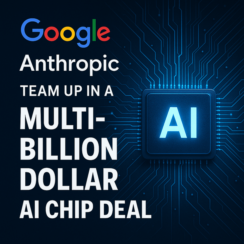 💥 Google and Anthropic Team Up in a Multi-Billion Dollar AI Chip Deal