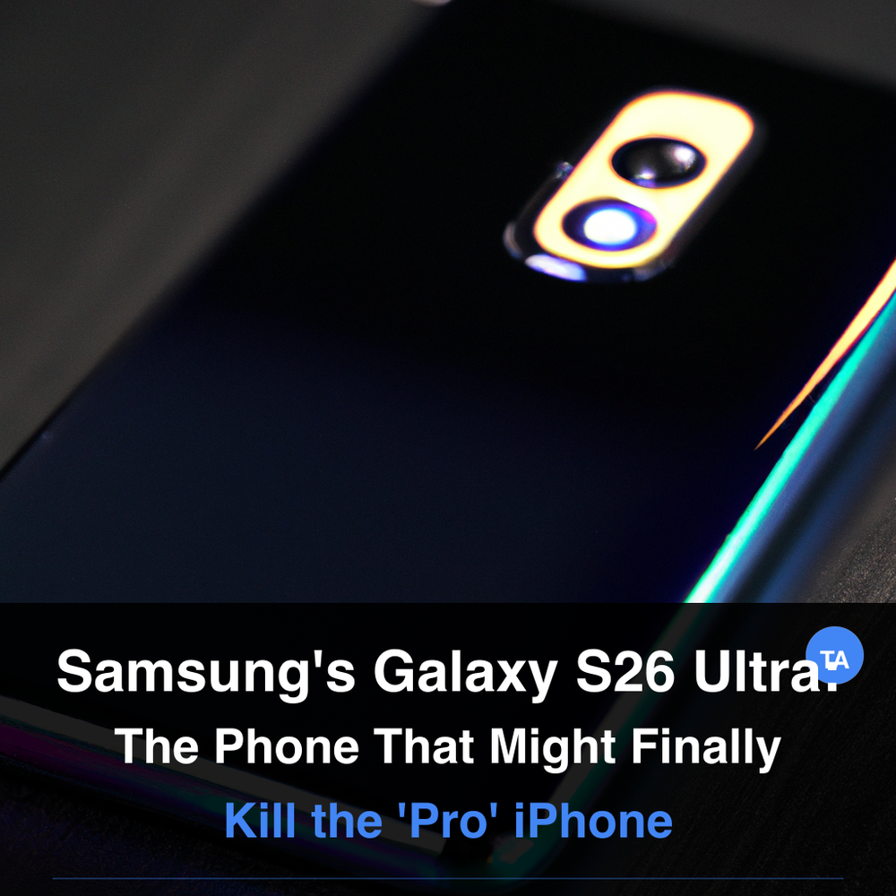 📱 Samsung Galaxy S26 Ultra: The Phone That Might Finally Kill Apple's 'Pro' iPhone