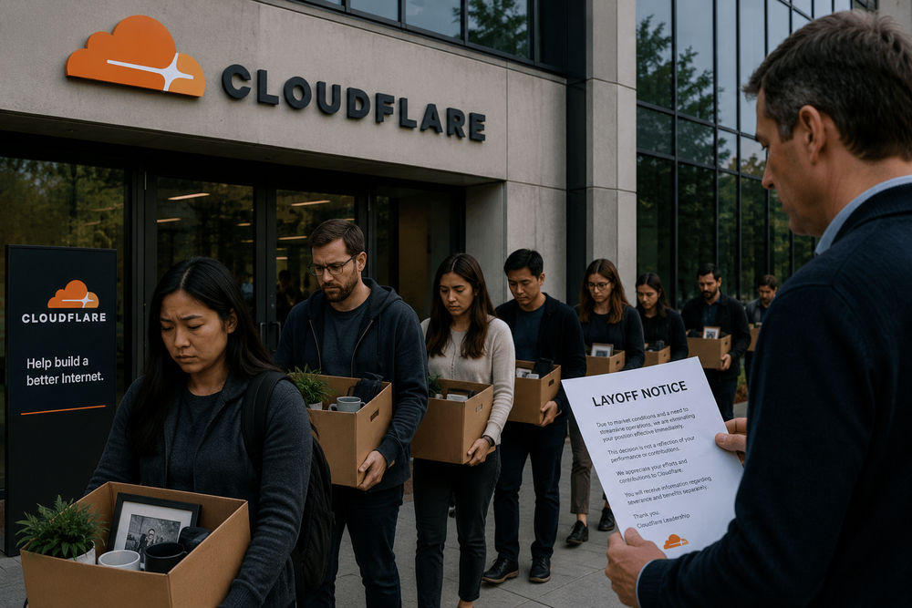 Cloudflare Cuts 20% of Workforce (1,100 Jobs): First Major Company to Blame 'Agentic AI'
