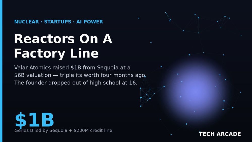 🔥 A Nuclear Startup Just Raised $1 Billion to Build Reactors on a Factory Line — Its Founder Dropped Out of High School at 16