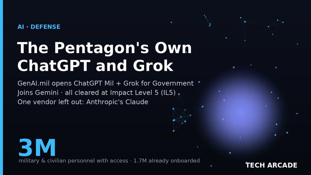 🔥 The Pentagon Just Handed 3 Million People ChatGPT and Grok. Claude Got Left Outside the Wire.