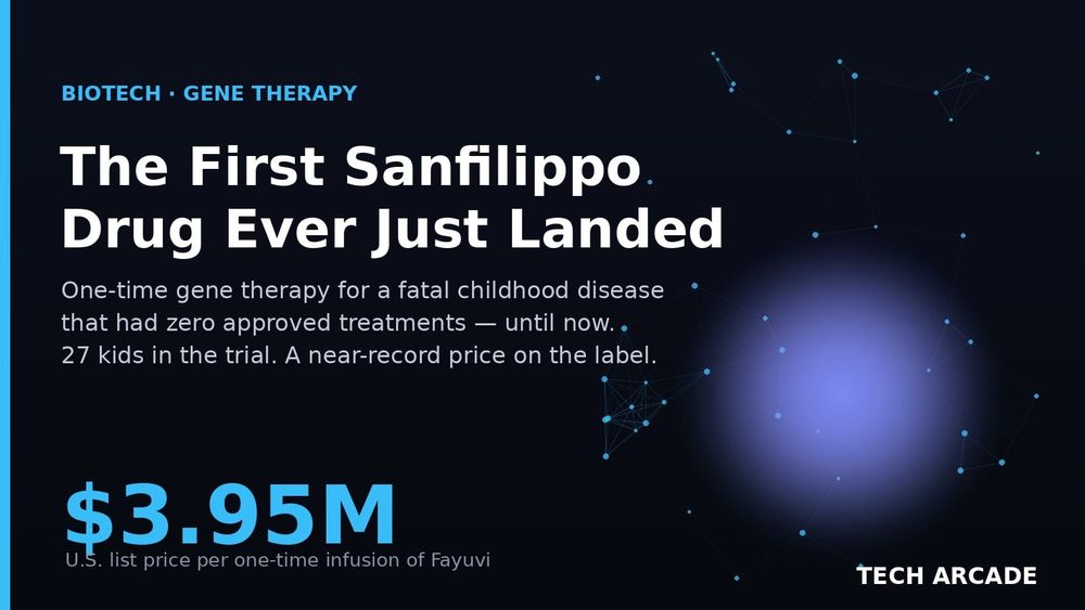 🔥 The First Sanfilippo Drug Ever Just Landed — at $3.95 Million a Dose