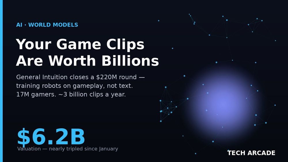 🔥 The $6.2 Billion Bet That Your Game Clips Can Teach Robots to Move