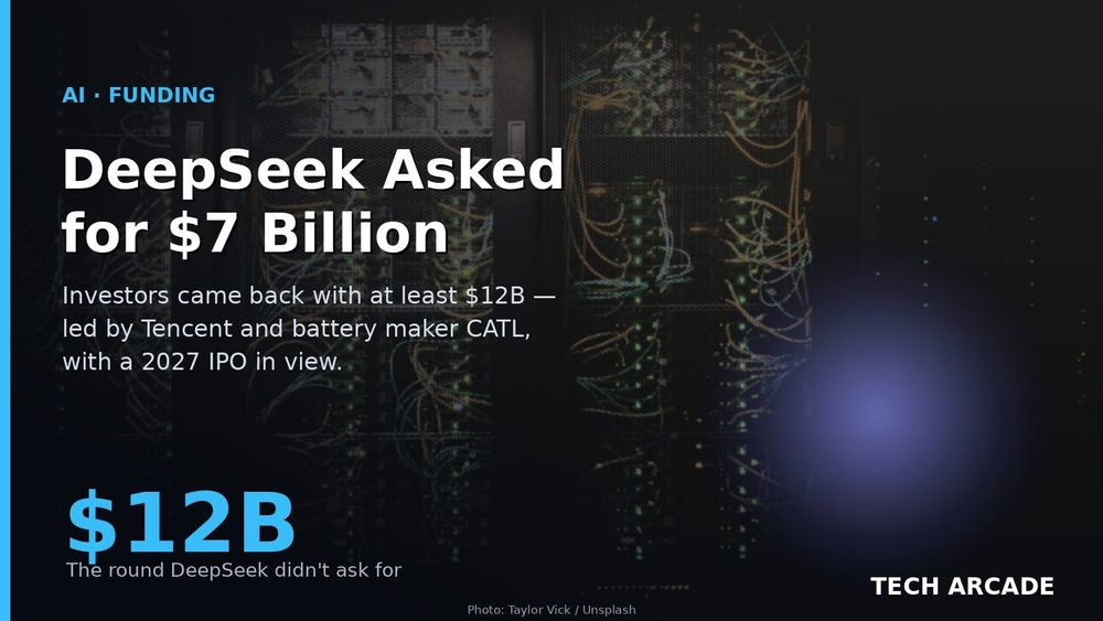 🔥 DeepSeek Asked for $7 Billion. The Checks Came Back at $12 Billion.