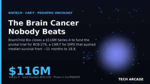 🔥 The Childhood Brain Cancer That Kills Every Patient Just Met a $116M CAR-T