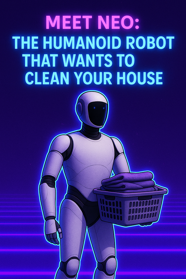 🤖 Meet NEO: The Humanoid Robot That Wants to Clean Your House
