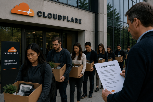 Cloudflare Cuts 20% of Workforce (1,100 Jobs): First Major Company to Blame 'Agentic AI'